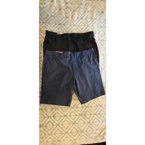 Lot of 2 Mens Shorts 1 black 1 blue Size 40